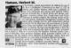 Herbert Morse Hanson (1923-2009) - Obituary (Arizona Republic, Phoenix, Arizona, Sunday, March 22, 2009) Herbert Morse Hanson (1923-2009) - Obituary (Arizona Republic, Phoenix, Arizona, Sunday, March 22, 2009)