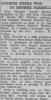 Hjørdis Evelyn Breda (1932-2014) and Eugene Farell (1933-2012) - Marriage (The York Dispatch, York, Pennsylvania, 11th September 1956) Hjørdis Evelyn Breda (1932-2014) and Eugene Farell (1933-2012) - Marriage (The York Dispatch, York, Pennsylvania, 11th September 1956)