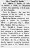 Hjørdis Mabel Johanne Breda, født Isaksen (1900-1970) - Obituary (York Daily Record, York, Pennsylvania, 24. June 1970) Hjørdis Mabel Johanne Breda, født Isaksen (1900-1970) - Obituary (York Daily Record, York, Pennsylvania, 24. June 1970)