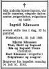 Ingrid Klausen, født Uenes (1935-1969) - Dødsannonse i Stavanger Aftenblad, lørdag 12. juli 1969 Ingrid Klausen, født Uenes (1935-1969) - Dødsannonse i Stavanger Aftenblad, lørdag 12. juli 1969