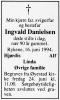 Ingvald Danielsen (1904-1994) - Dødsannonse i Agderposten den 18. juni 1994 Ingvald Danielsen (1904-1994) - Dødsannonse i Agderposten den 18. juni 1994