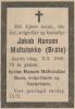 Jakob Hansen Midtstokke (Bråte) (1862-1940) - Dødsannonse i Haugesunds Dagblad, tirsdag 6. februar 1940.jpg