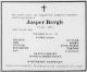 Jasper Bergh (1893-1972) - Dødsannonse i Nordlys den 3. november 1972