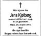 Jens Kjølberg (1906-1993) - Dødsannonse i Aftenposten, torsdag 25. mars 1993