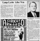 Jens Lange Lyche (1909-1995) - 70 år (Morgenbladet den 25. april 1979)