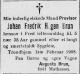 Johan Fredrik Hagen Brun (1870-1908) - Dødsannonse i Morgenbladet, mandag 3. februar 1908