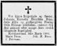 Johanna Kornelia Henrikka Brun (1832-1884) - Dødsannonse i Morgenbladet, lørdag 8. mars 1884