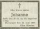 Johanne Kloster (1879-1947) - Dødsannonse i 1ste Mai den 27. juni 1947