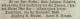 Johanne Schmidt (f. Strand) - Dødsannonse i Trondhjems borgerlige Realskoles alene-priviligerede Adressecontoirs-Efterretninger den 7. november 1846