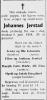 Johannes Jerstad (1927-1954) - Dødsannonse i Agder den 11. juni 1954 Johannes Jerstad (1927-1954) - Dødsannonse i Agder den 11. juni 1954