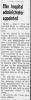 John Jacob Baie (1923-1998) - Elko hospital administrator appointed (Reno Gazette-Journal Reno, Nevada 15 Oct 1973)