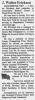 John Walter Eriksen (1913-1990) - Obituary (Daily Record, Morristown, New Jersey, 25 Nov 1990, Sun)