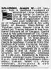 Joseph Gallenski (1937-2003) - Obituary (The Boston Globe, Boston, Massachusetts, Wed, Feb 5, 2003) Joseph Gallenski (1937-2003) - Obituary (The Boston Globe, Boston, Massachusetts, Wed, Feb 5, 2003)
