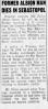 Julius Olsen (1874-1957) - Obituary (Mendocino Coast Beacon, Mendocino, California, 7th June 1957) Julius Olsen (1874-1957) - Obituary (Mendocino Coast Beacon, Mendocino, California, 7th June 1957)