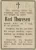 Karl Thoresen (1888-1955) - Dødsannonse i Telemark Arbeiderblad den 22. juli 1955.jpg