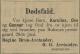 Karoline (1883-1899), Ove (1887-1899) og Gunnar Arctander (1889-1899) - Dødsannonse i Lofotposten den 10. juli 1899