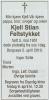 Kjell Stian Feltstykket (1951-2010) - Dødsannonse i Tvedestrandsposten den 8. april 2010