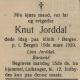 Knut Nilsen Jorddal (1862-1929) - Dødsannonse i Sogningen, tirsdag 19. mars 1929 Knut Nilsen Jorddal (1862-1929) - Dødsannonse i Sogningen, tirsdag 19. mars 1929