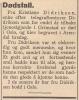Kristiane Didriksen, født Olsen (1863-1940) - Minneord i Grimstad Adressetidende, torsdag 28. mars 1940 Kristiane Didriksen, født Olsen (1863-1940) - Minneord i Grimstad Adressetidende, torsdag 28. mars 1940