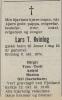 Lars Georg Tønnesen Kvinlaug (1922-1974) - Dødsannonse i Agder, fredag 11. oktober 1974 Lars Georg Tønnesen Kvinlaug (1922-1974) - Dødsannonse i Agder, fredag 11. oktober 1974