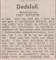 Leiv Matzow (1896-1943) - Nekrolog i Dagsposten - Trønderen den 17. desember 1943 Leiv Matzow (1896-1943) - Nekrolog i Dagsposten - Trønderen den 17. desember 1943