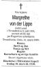 Margrethe Von der Lippe, født Lund (1913-1999) - Dødsannonse i Aftenposten, lørdag 13. mars 1999 Margrethe Von der Lippe, født Lund (1913-1999) - Dødsannonse i Aftenposten, lørdag 13. mars 1999