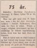 Marthine Isaksen, født Larsen (1867-1949) - 75 år (Breviks Dagblad, fredag 13. februar 1942) Marthine Isaksen, født Larsen (1867-1949) - 75 år (Breviks Dagblad, fredag 13. februar 1942)
