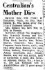 Mary (Marie) Solberg, nee Lee (Eliasdatter) (1874-1956) - Obituary (The Daily Chronicle, Centralia, Washington, 22 May 1956, Tue).jpg