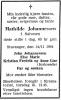 Mathilde Johannesen, født Salvesen (1901-1964) - Dødsannonse i Stavanger Aftenblad den 17. november 1964 Mathilde Johannesen, født Salvesen (1901-1964) - Dødsannonse i Stavanger Aftenblad den 17. november 1964