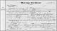 Mr. Andrew O. Solberg and Miss Mary E. Lee - Marriage Certificate 1901 (Washington, County Marriages, 1855-2008)