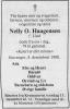 Nelly Ovidia Haagensen, født Lind (1909-1988) - Dødsannonse i Rogalands Avis, mandag 12. desember 1988 Nelly Ovidia Haagensen, født Lind (1909-1988) - Dødsannonse i Rogalands Avis, mandag 12. desember 1988
