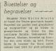 Niels Bache Brecke (1874-1964) - Bisettelse (Arbeiderbladet, onsdag 4. mars 1964)