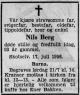 Nils Berg (1863-1956) - Dødsannonse i Drammens Tidende, torsdag 19. juli 1956 Nils Berg (1863-1956) - Dødsannonse i Drammens Tidende, torsdag 19. juli 1956