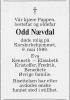 Odd Nævdal (1900-1999) - Dødsannonse i Bergens tidende den 19. mai 1999