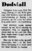 Olaf Randolf Solberg (1896-1974) - Minneord i Agderposten, torsdag 19. september 1974