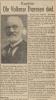 Ole Marius Volkmar Thoresen (1850-1942) - Nekrolog i Grenmar den 30. mai 1942 Ole Marius Volkmar Thoresen (1850-1942) - Nekrolog i Grenmar den 30. mai 1942