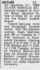Oliver Winfield Brauer (1915-1986) - Obituary (The Evening Sun Baltimore, Maryland 22 Dec 1986, Mon)