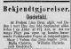 Pauline (Lina) Elise Wilhelmine Brun (1827-1874) - Dødsannonse i Morgenbladet, fredag 16. oktober 1874