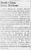 Peder Mathias Mathison (1878-1943) - Obituary (Pacific Grove Tribune, Pacific Grove, California, Friday, July 02, 1943) Peder Mathias Mathison (1878-1943) - Obituary (Pacific Grove Tribune, Pacific Grove, California, Friday, July 02, 1943)