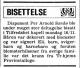 Per Arnold Sandø (1913-1981) - Bisettelse (Adresseavisen den 7. desember 1981) Per Arnold Sandø (1913-1981) - Bisettelse (Adresseavisen den 7. desember 1981)