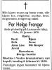 Per Helge Frenger (1912-1979) - Dødsannonse i Aftenposten den 6. februar 1979