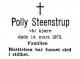 Polly Steenstrup (1894-1973) - Dødsannonse i Aftenposten den 19. mars 1973 Polly Steenstrup (1894-1973) - Dødsannonse i Aftenposten den 19. mars 1973