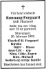 Rønnaug Forgaard, født Haaland (1922-1992) - Dødsannonse i Stavanger Aftenblad, onsdag 26. februar 1992 Rønnaug Forgaard, født Haaland (1922-1992) - Dødsannonse i Stavanger Aftenblad, onsdag 26. februar 1992
