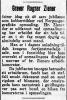Ragnar Ziener (1854-1928) - 40 år-jubileum som Kobberstikker (Aftenposten den 15. juni 1914) Ragnar Ziener (1854-1928) - 40 år-jubileum som Kobberstikker (Aftenposten den 15. juni 1914)