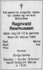 Ragnvald Rasmussen (1890-1984) - Dødsannonse i Varden den 23. februar 1984 Ragnvald Rasmussen (1890-1984) - Dødsannonse i Varden den 23. februar 1984