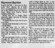 Raymond Bayless (1888-1980) - Obituary (Rapid City Journal, Rapic City, South Dakota, Thursday June 12, 1980)