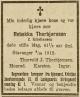 Rebekka Thorbjørnsen, født Kristiansen (1871-1912) - Dødsannonse i Stavanger Aftenblad, fredag 13. desember 1912 Rebekka Thorbjørnsen, født Kristiansen (1871-1912) - Dødsannonse i Stavanger Aftenblad, fredag 13. desember 1912