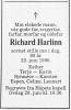 Richard Harlinn (1908-1996) - Dødsannonse i Bergens tidende den 25. juni 1996