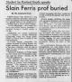 Robert Joseph Brauer (1945-1980) - Student he flunked finally speaks - Slain Ferris prof buried (Lansing State Journal, Lansing, Michigan, 30 Mar 1980, Sun)