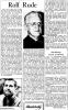 Rolf Rude (1899-1971) - Nekrolog i Aftenposten, onsdag 17. november 1971 Rolf Rude (1899-1971) - Nekrolog i Aftenposten, onsdag 17. november 1971